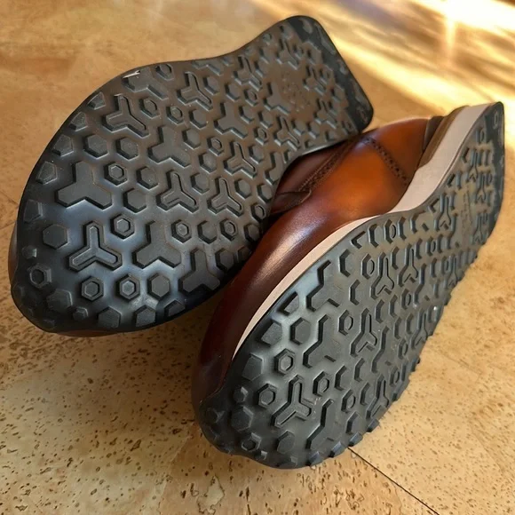 New Cognac Magnanni formal sneaker. - Picture 3 of 6